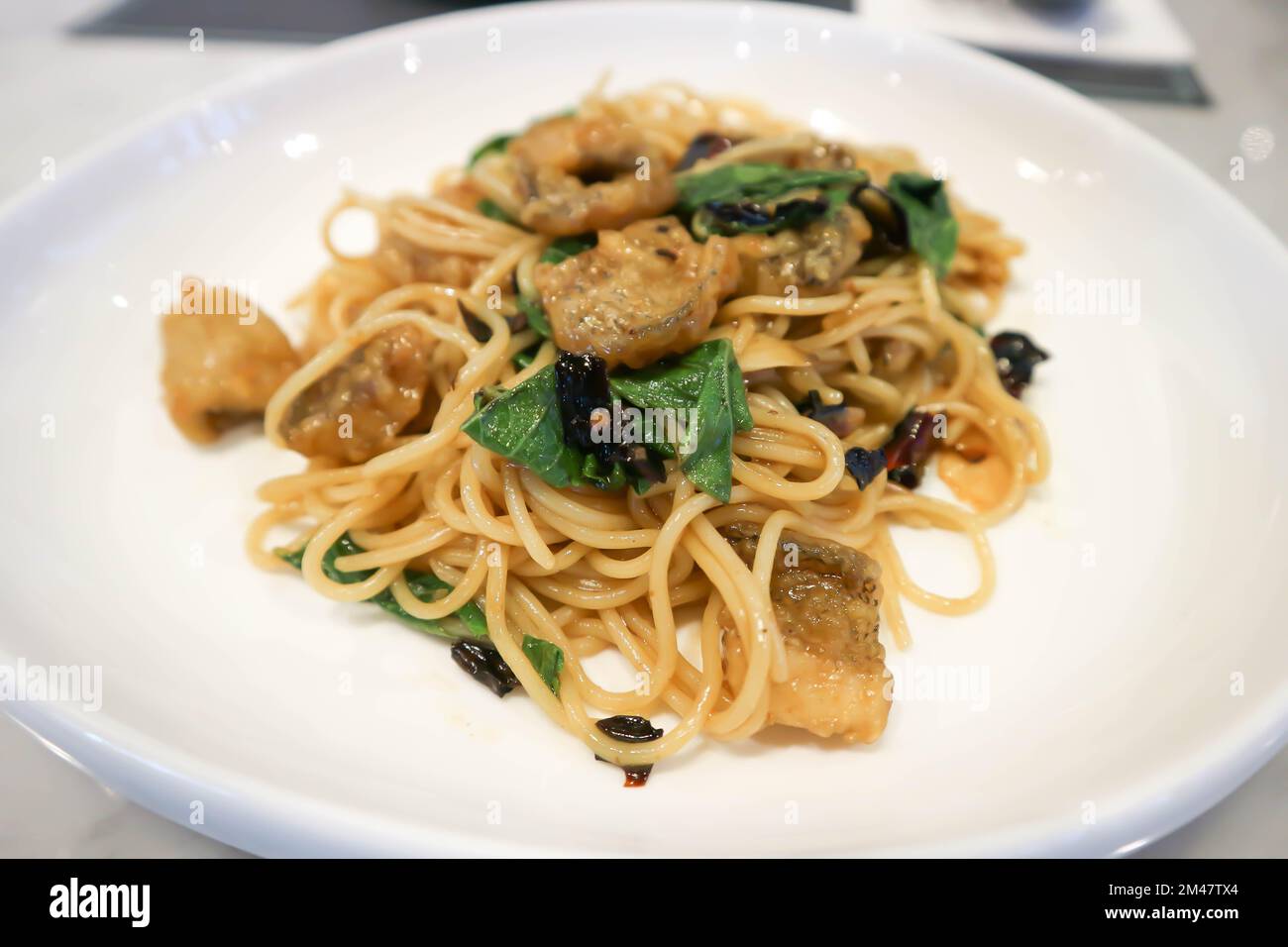 Fish and spaghetti hi-res stock photography and images - Alamy