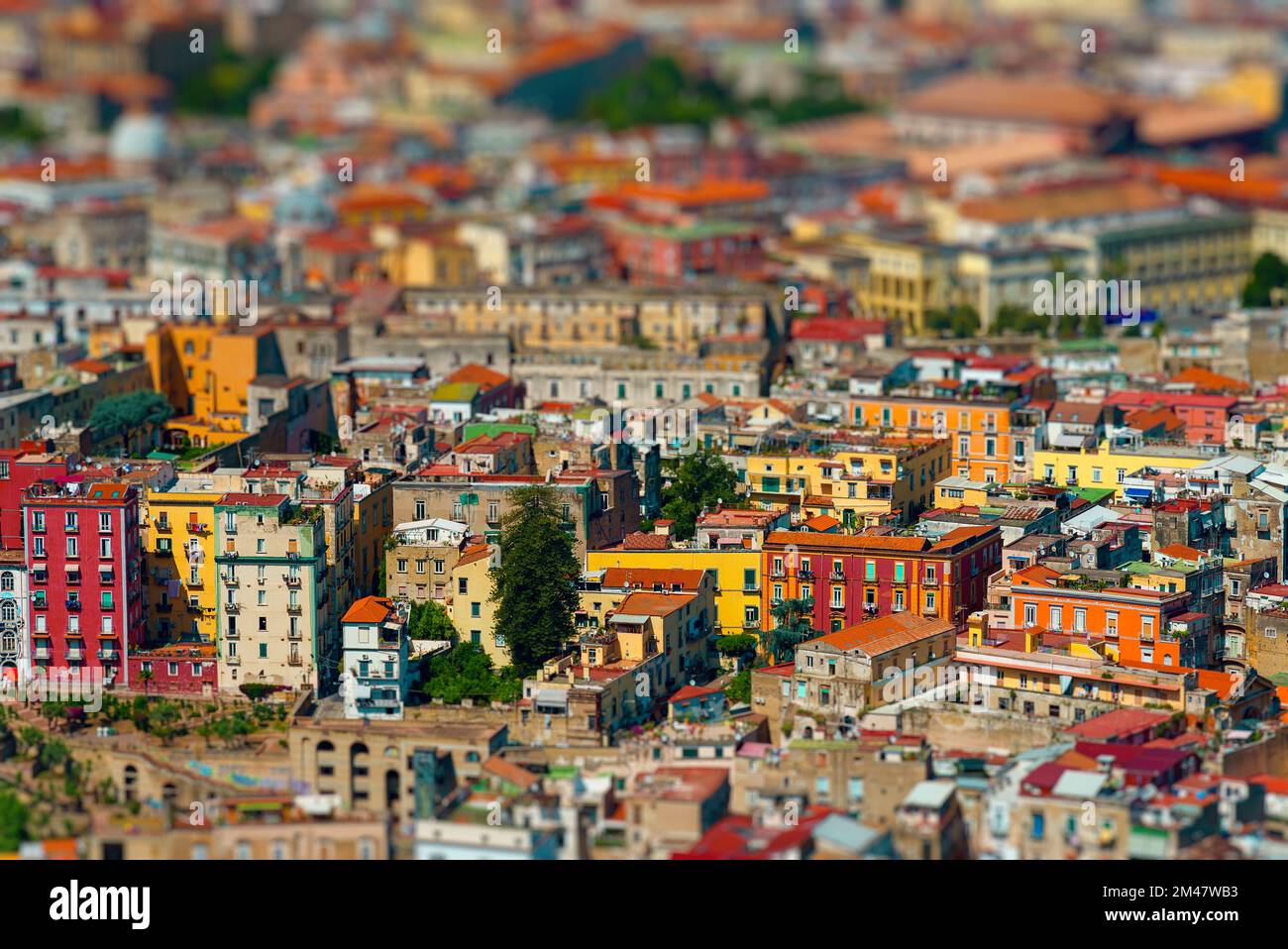 Beautiful old houses in Naples, Italy Stock Photo Alamy