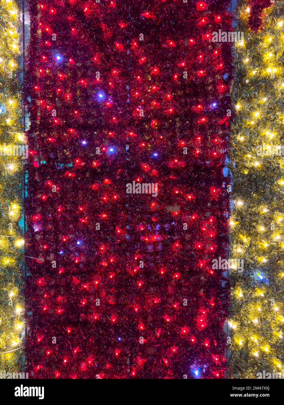 Yellow and red lights background. Abstract light. Christmas concept ...