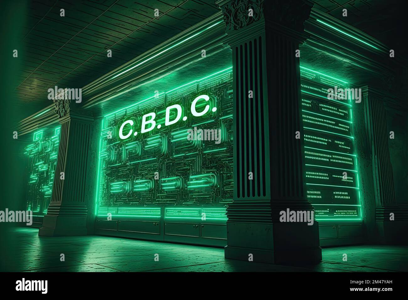 An online financial institution that issues and is supported by a