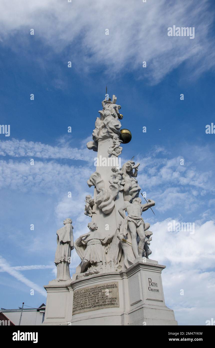 Klosterneuburg. famous for the monastery with vinery, Emperor's Palace, abbey and treasure. 15 km from central Vienna is definitely a place to visit Stock Photo