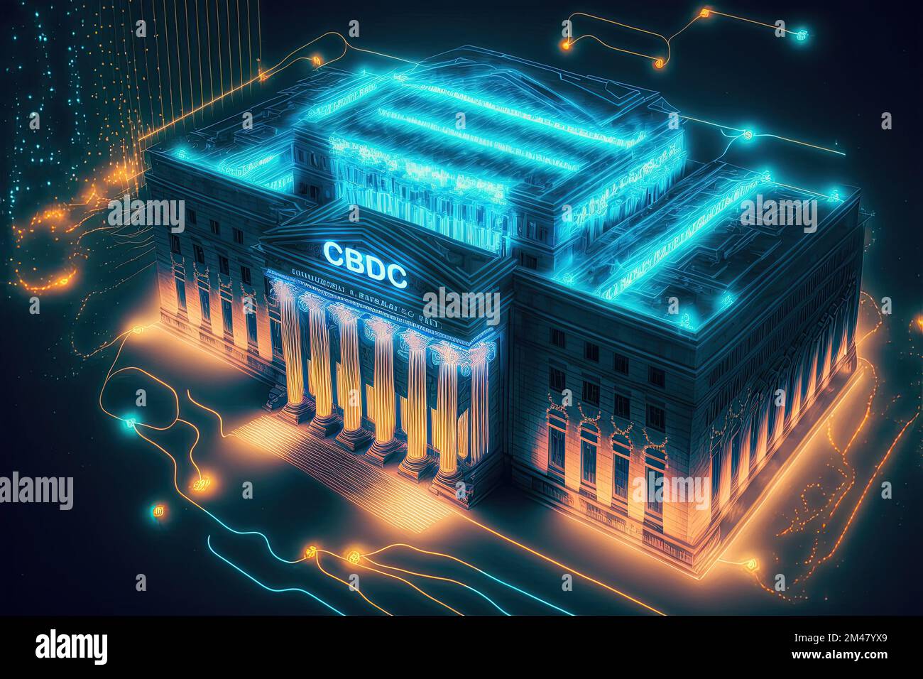Digital bank issuing CBDC Central Bank Digital Currency for