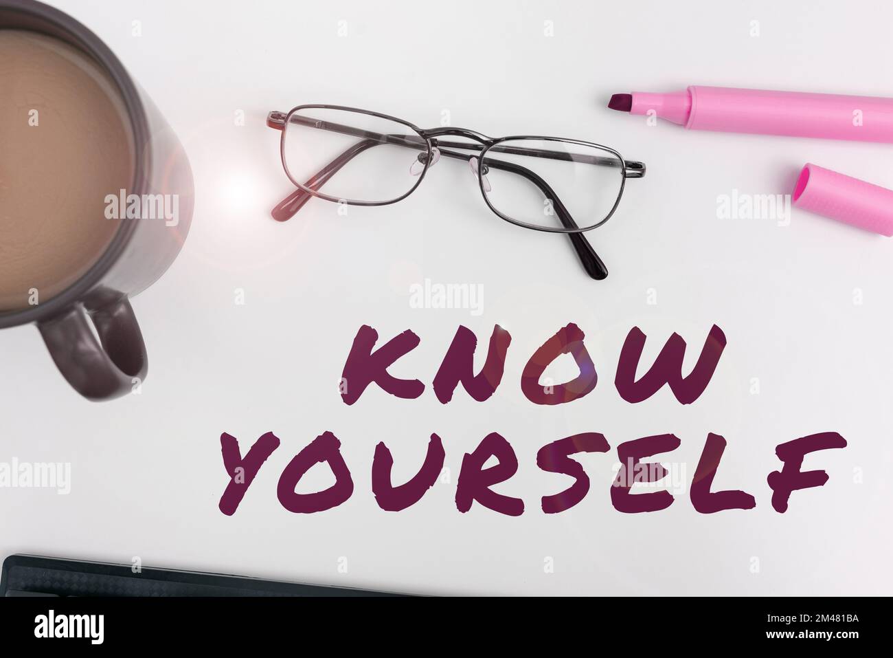 Text Showing Inspiration Know Yourself Word For Find You Understanding