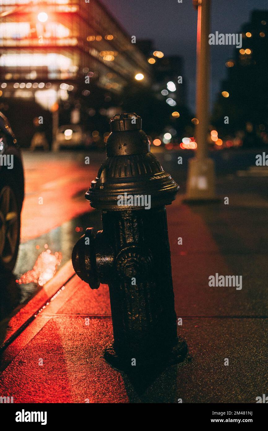 New York Manhattan, 02.10 - 10.10.22: Ein Feuerwehr Hydrant.  Foto: pressefoto Mika Volkmann Stock Photo