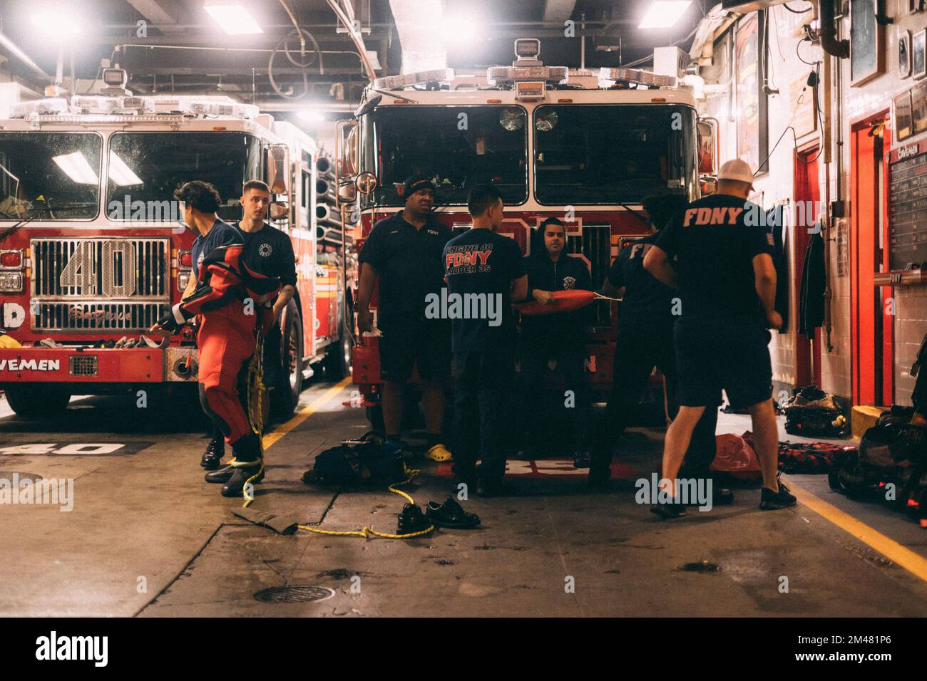 New York Manhattan, 02.10 - 10.10.22: Feuerwehr Zentrale FDNY.  Foto: pressefoto Mika Volkmann Stock Photo