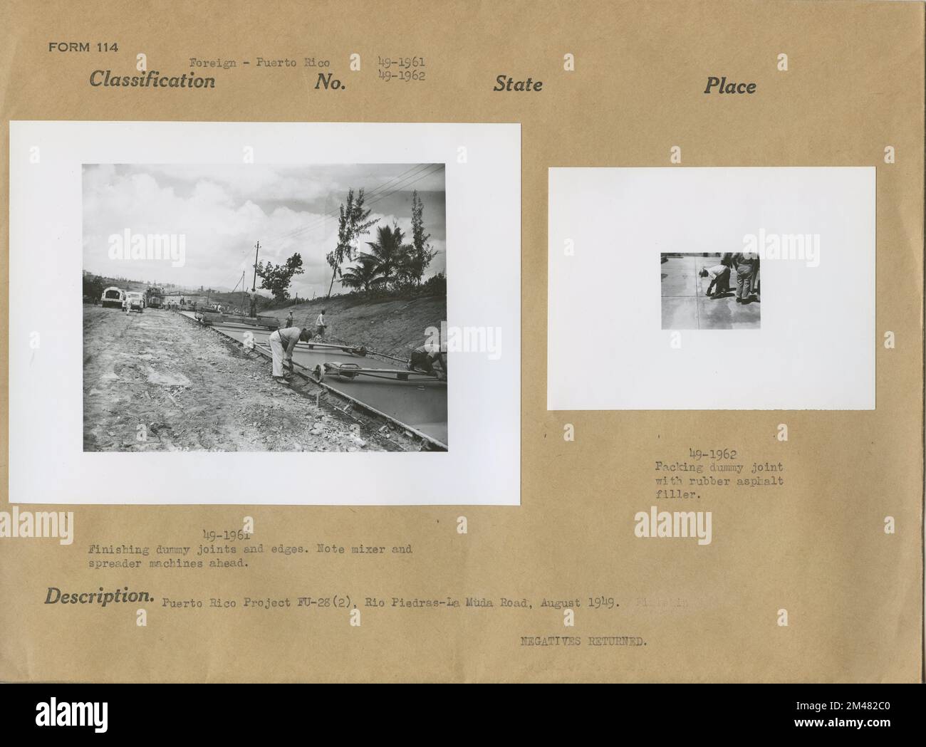 Finishing Dummy Joints and Edges; Packing Dummy Joint. Original caption