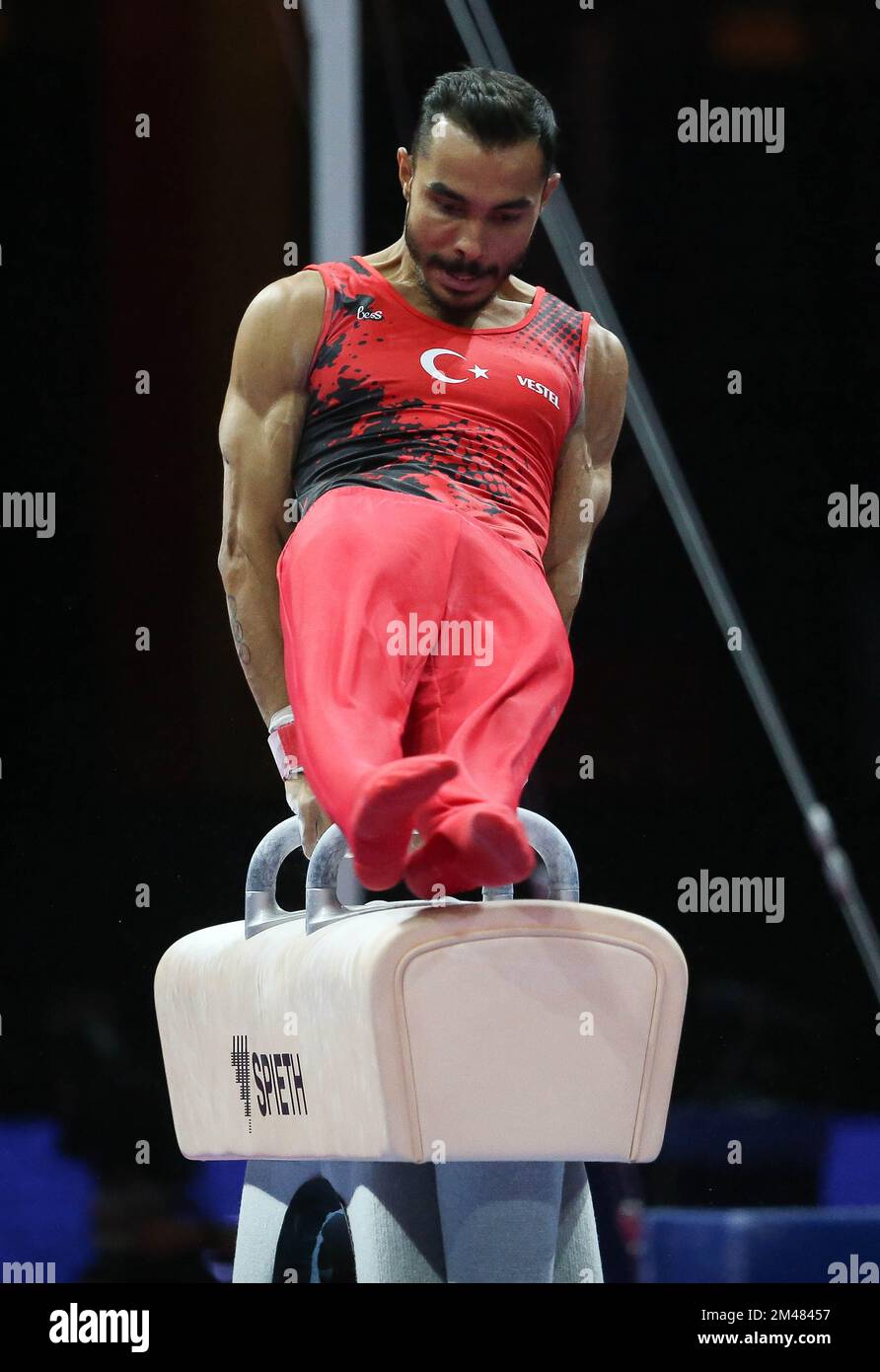 ARICAN Ferhat of Turkey during the MEN'S POMMEL HORSE FINAL at the