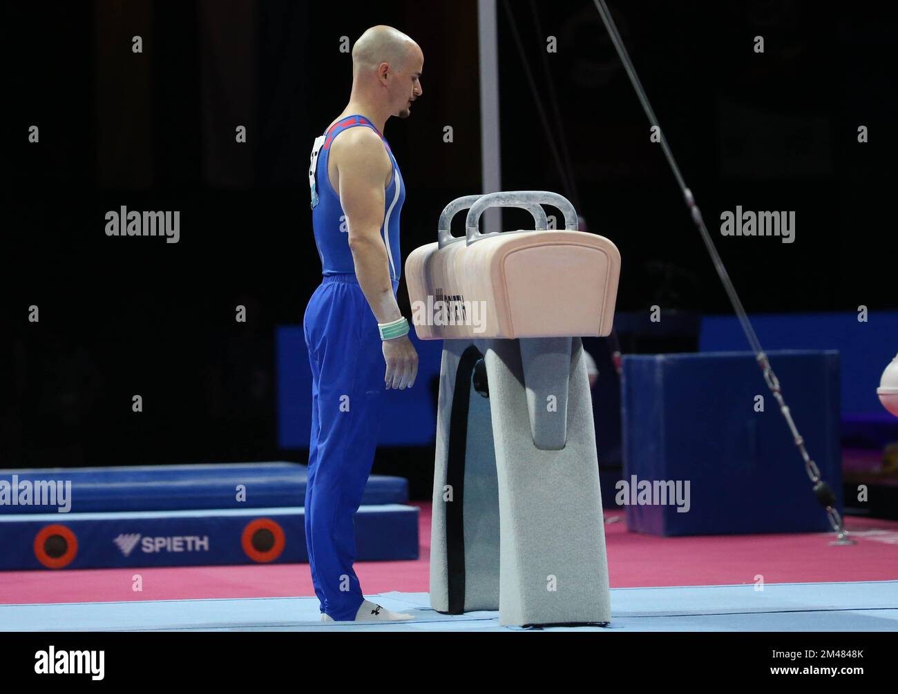 UDE Filip of Croatia during the MEN'S POMMEL HORSE FINAL at the