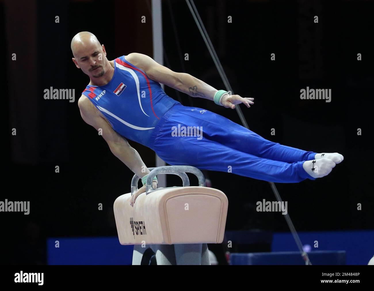 UDE Filip of Croatia during the MEN'S POMMEL HORSE FINAL at the