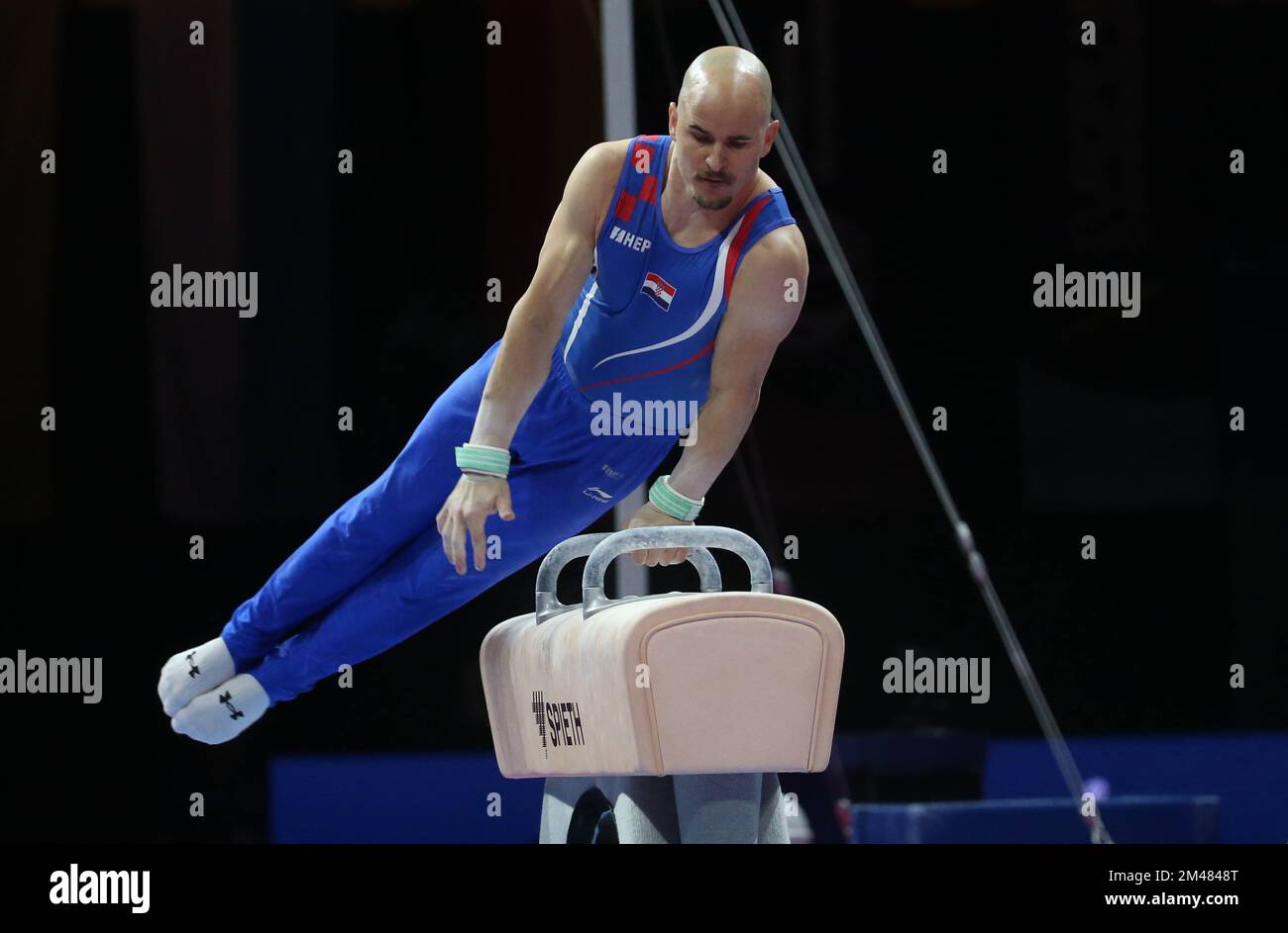 UDE Filip of Croatia during the MEN'S POMMEL HORSE FINAL at the