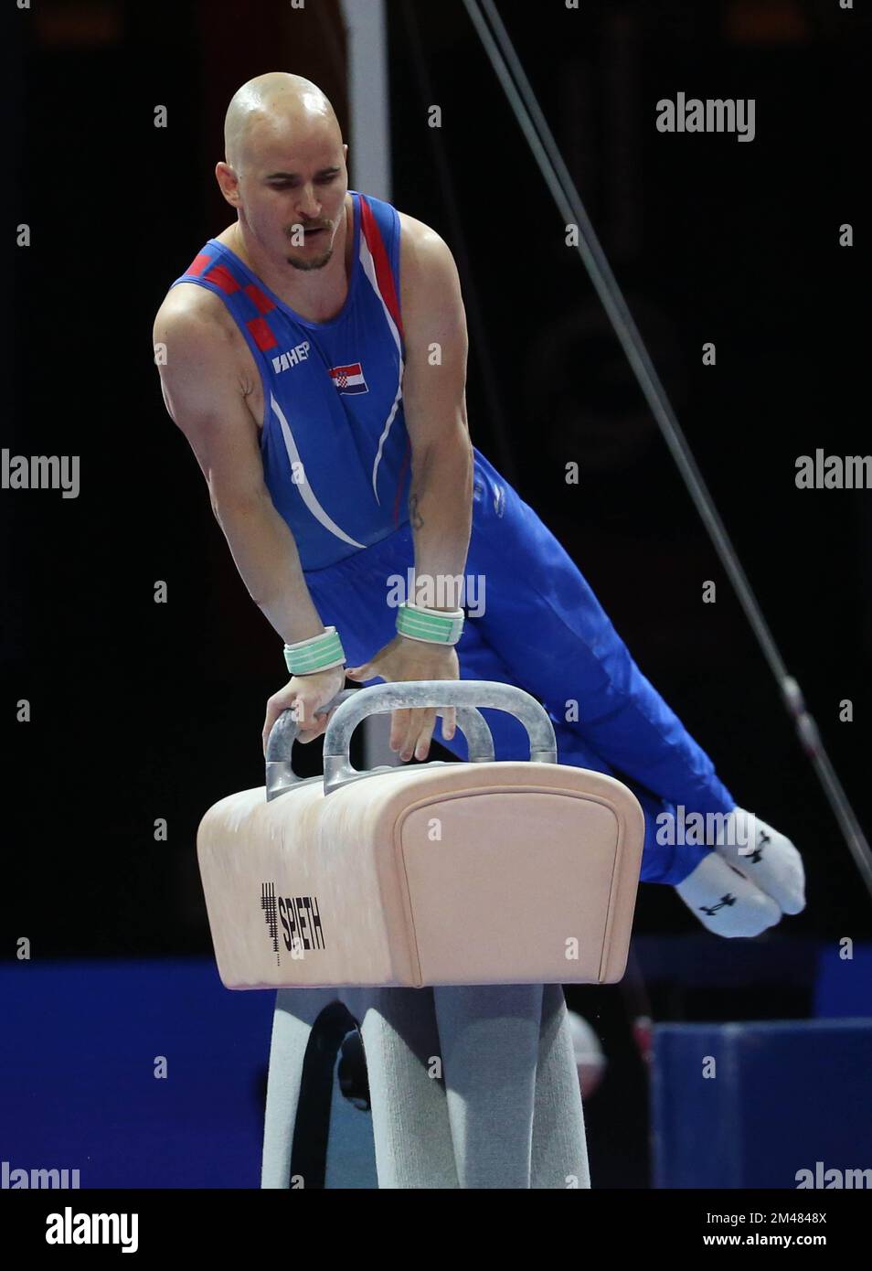 UDE Filip of Croatia during the MEN'S POMMEL HORSE FINAL at the