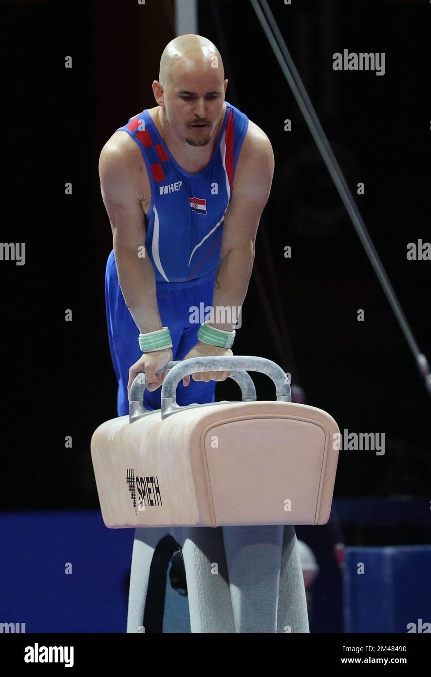 UDE Filip of Croatia during the MEN'S POMMEL HORSE FINAL at the