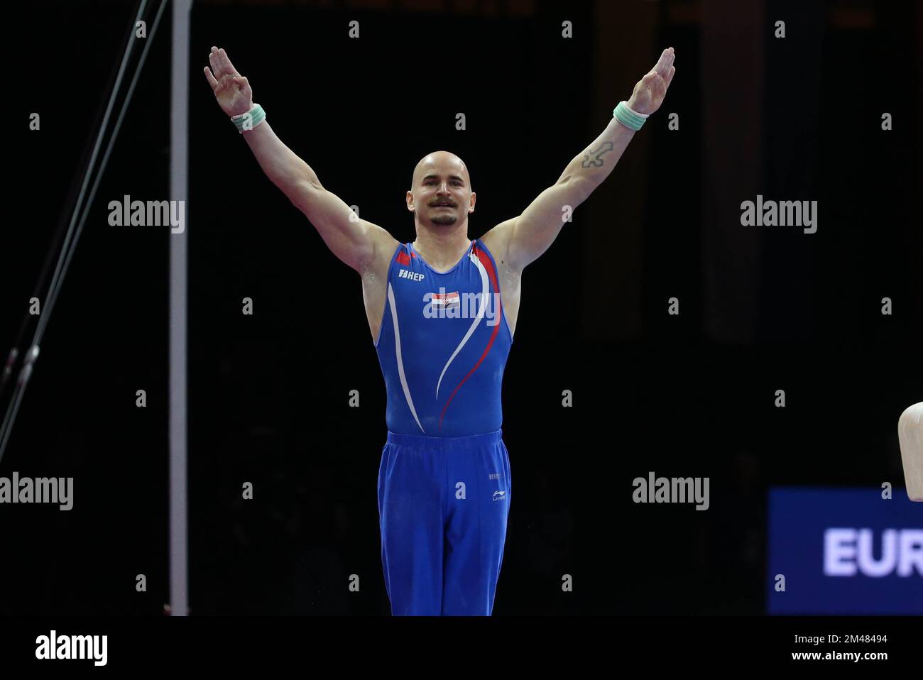 UDE Filip of Croatia during the MEN'S POMMEL HORSE FINAL at the