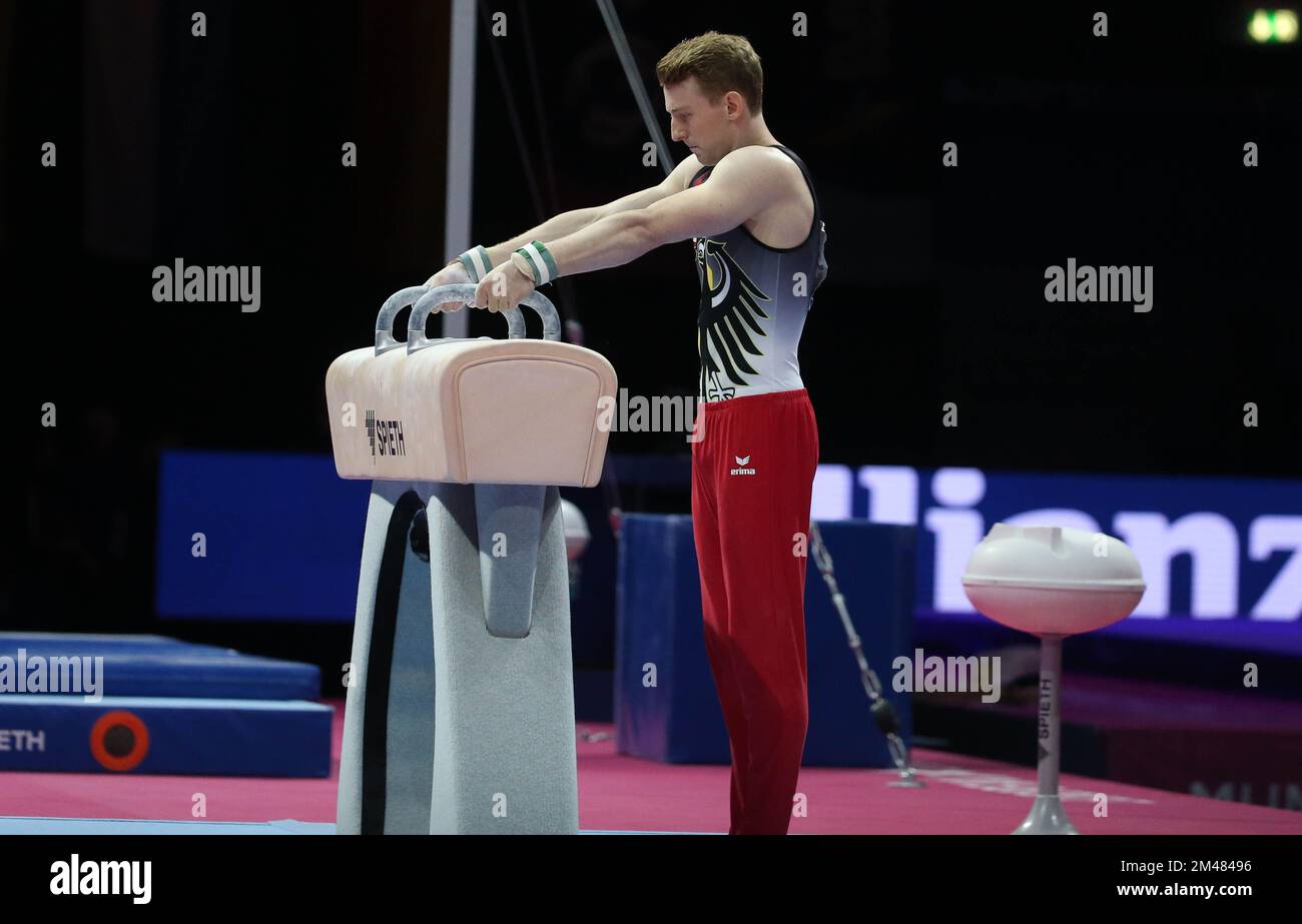 DUNKEL Nils of Germany during the MEN'S POMMEL HORSE FINAL at the