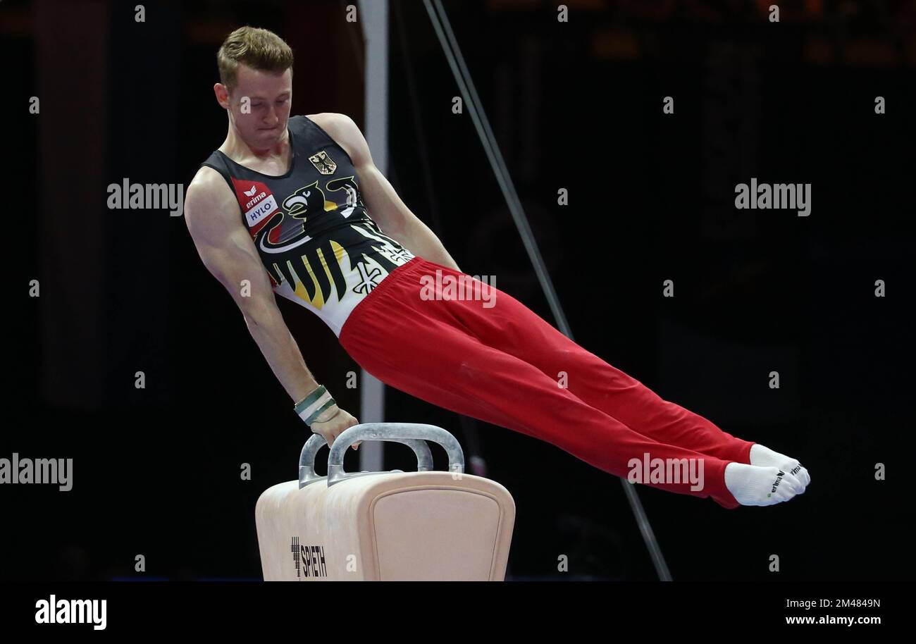 DUNKEL Nils of Germany during the MEN'S POMMEL HORSE FINAL at the