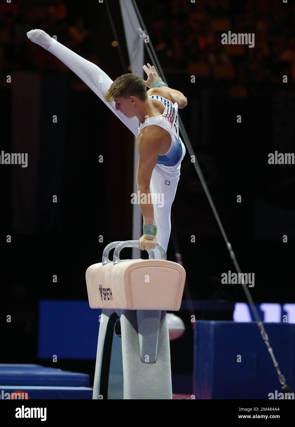 OSBERGER Benjamin of France during the MEN'S POMMEL HORSE FINAL at the