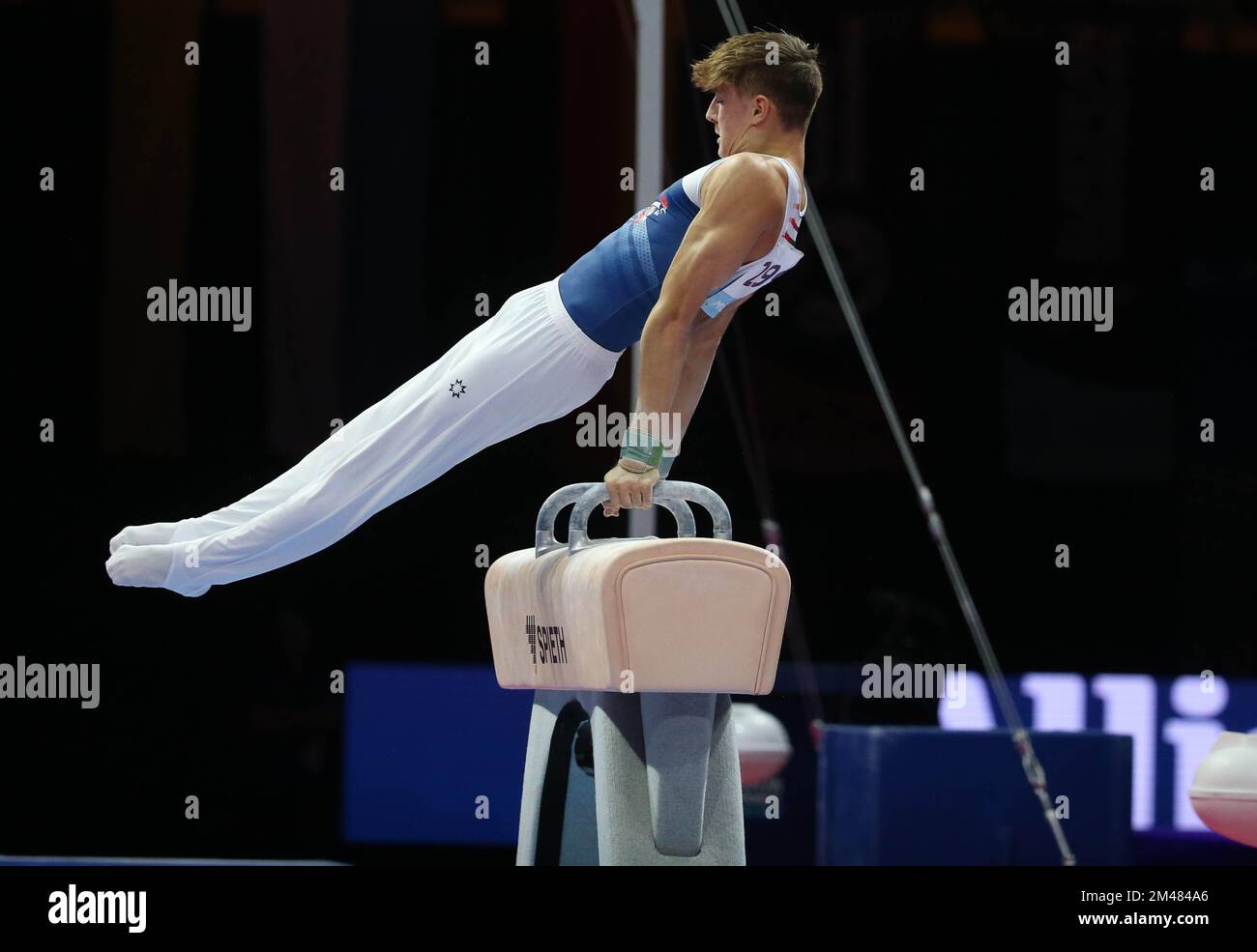 OSBERGER Benjamin of France during the MEN'S POMMEL HORSE FINAL at the