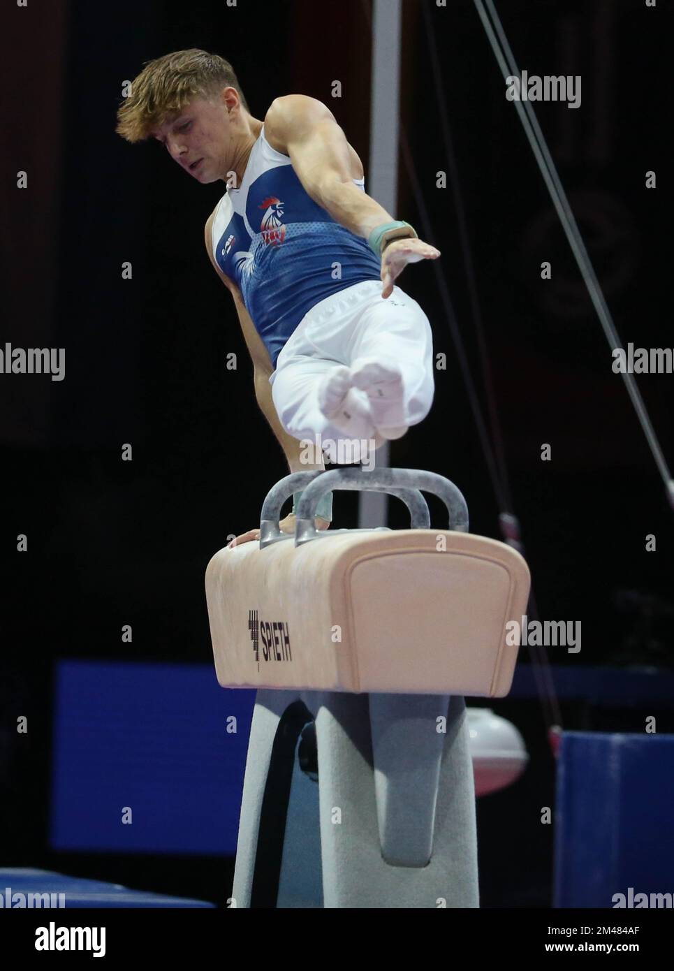 OSBERGER Benjamin of France during the MEN'S POMMEL HORSE FINAL at the