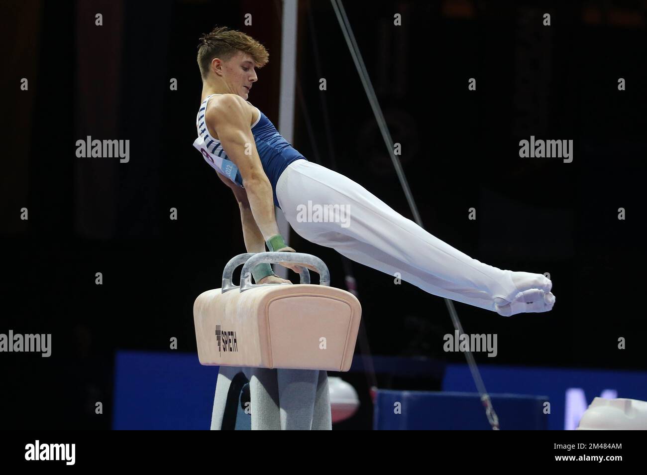 OSBERGER Benjamin of France during the MEN'S POMMEL HORSE FINAL at the