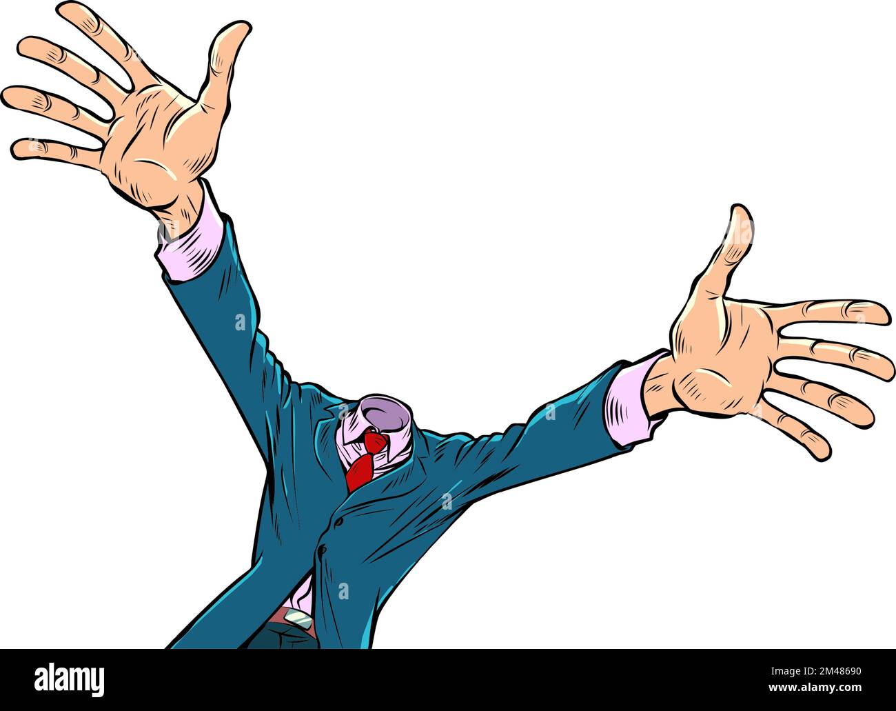 headless pattern joy greeting man hugs, friendly meeting, good friend