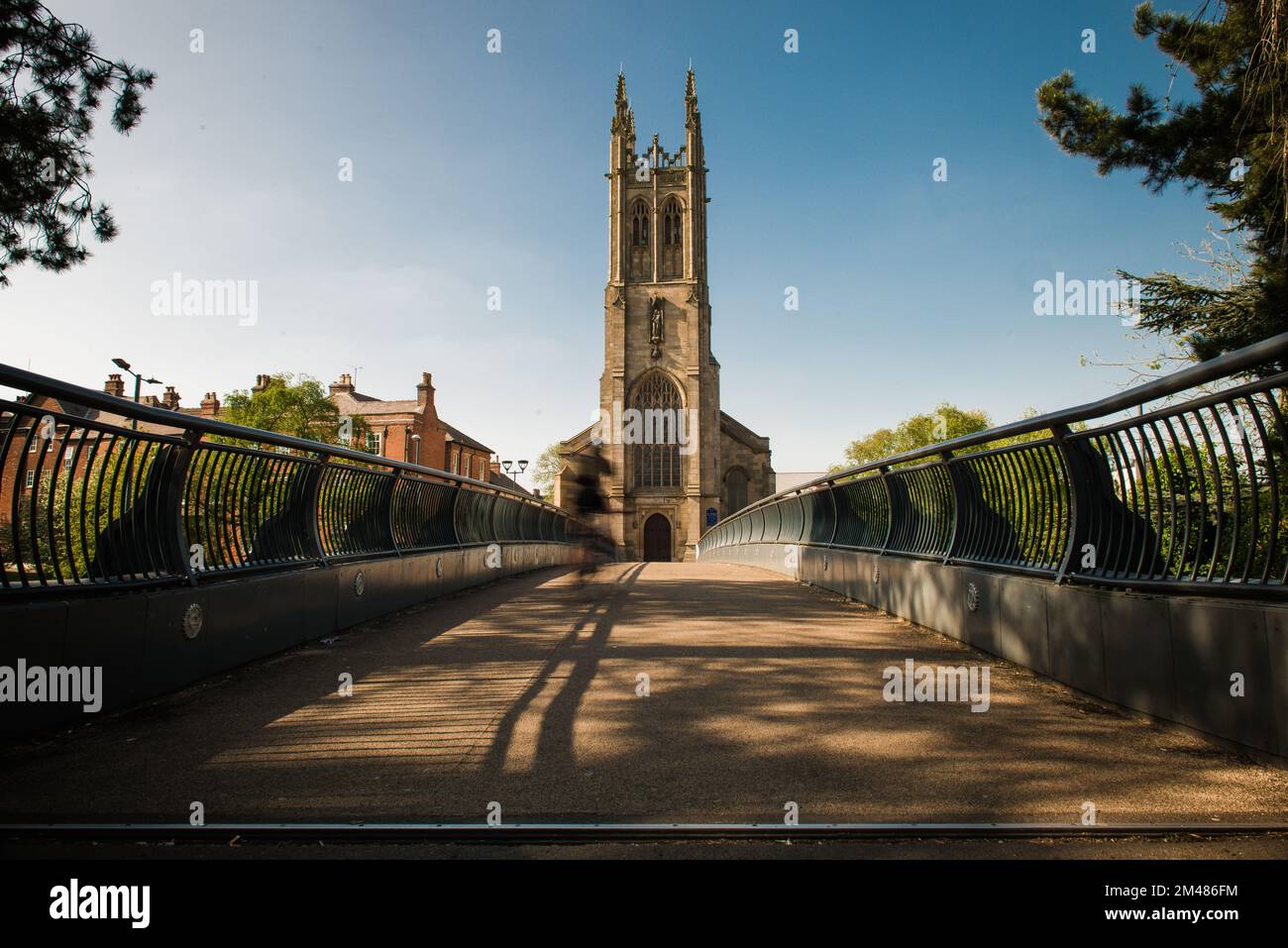 St Mary's Church Derby City Center, UK Stock Photo Alamy