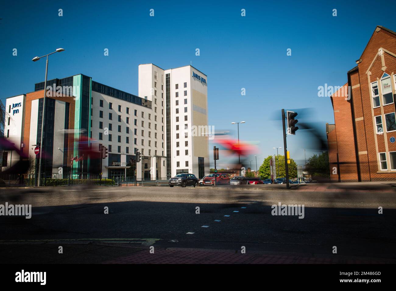 Derby City Center, UK Stock Photo Alamy