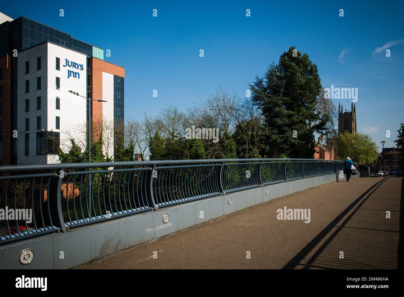 Derby City Center, UK Stock Photo Alamy