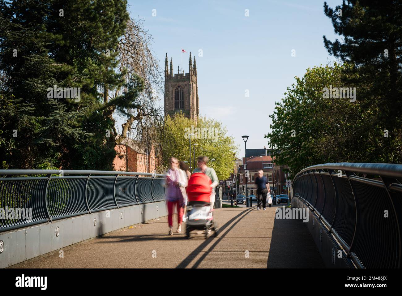 Derby City Center, UK Stock Photo Alamy
