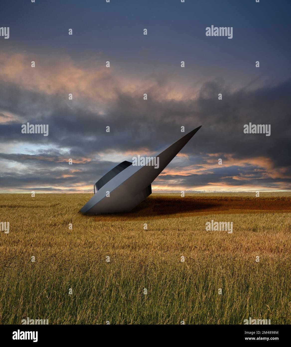Crashed ufo hi-res stock photography and images - Alamy Crashed ufo hi-res stock photography and images - Alamy