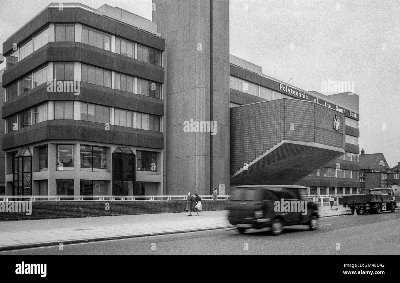 1976 black & white archive photograph of the Polytechnic of the South
