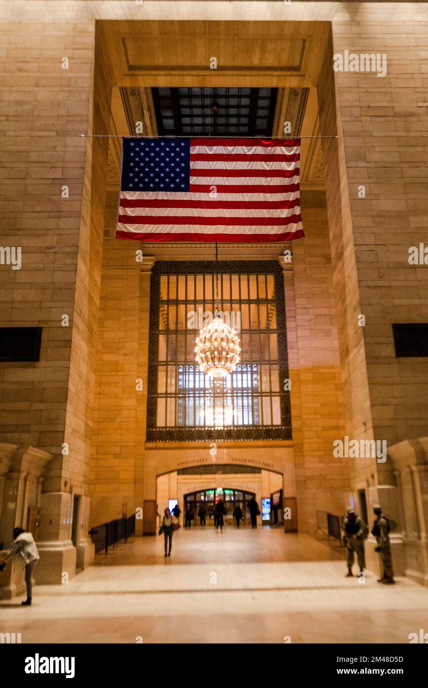 New York Manhattan, 02.10 - 10.10.22: Grand Central Terminal.  Foto: pressefoto Mika Volkmann Stock Photo