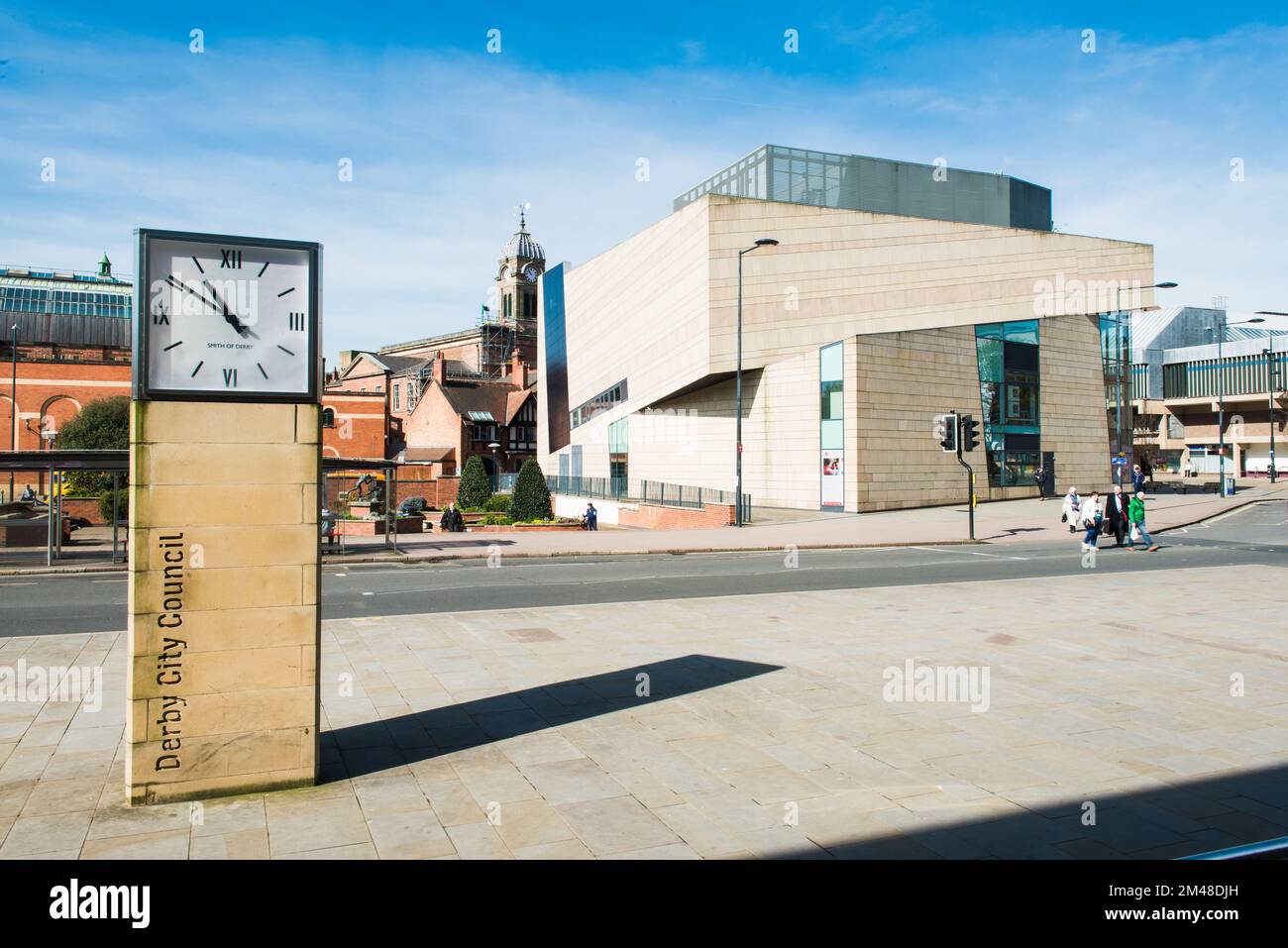 The Quad Art Gallery, Cafe and Cinema, Council Clock Derby Derbyshire