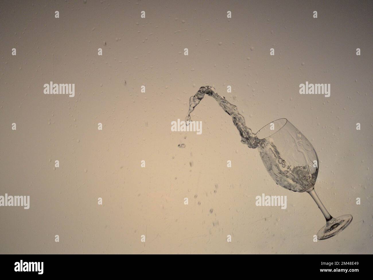 Glass of wine. Splashing glass of wine. Stock picture Stock Photo