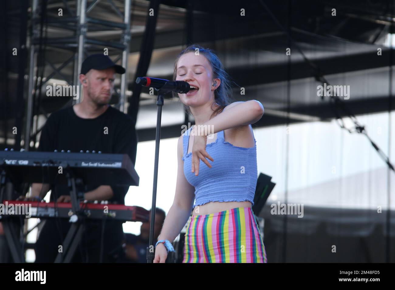 Panorama Music Festival - Sigrid in concert Stock Photo