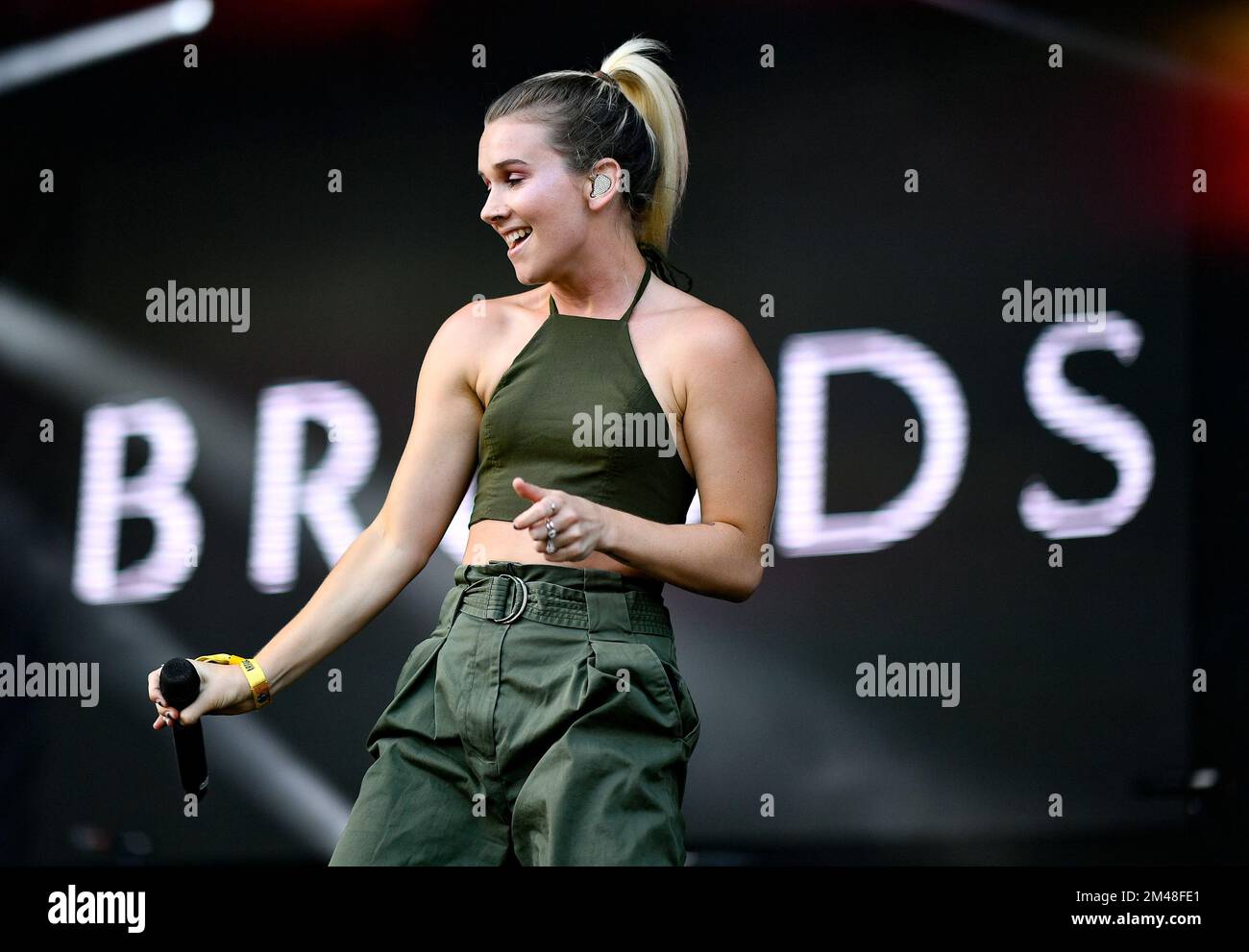 The Meadows - Broods in concert Stock Photo