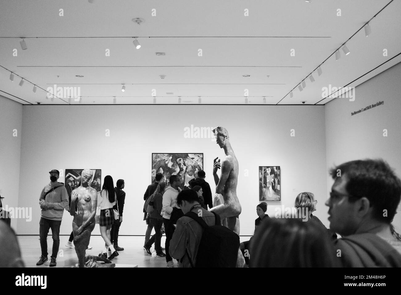 New York Manhattan, 02.10 - 10.10.22: Treiben im Moma, Museum of modern art.  Foto: pressefoto Mika Volkmann Stock Photo