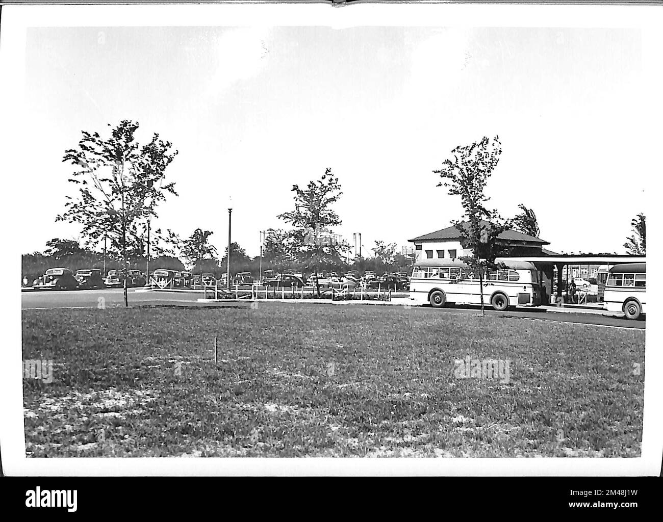Bus terminal Black and White Stock Photos & Images Alamy