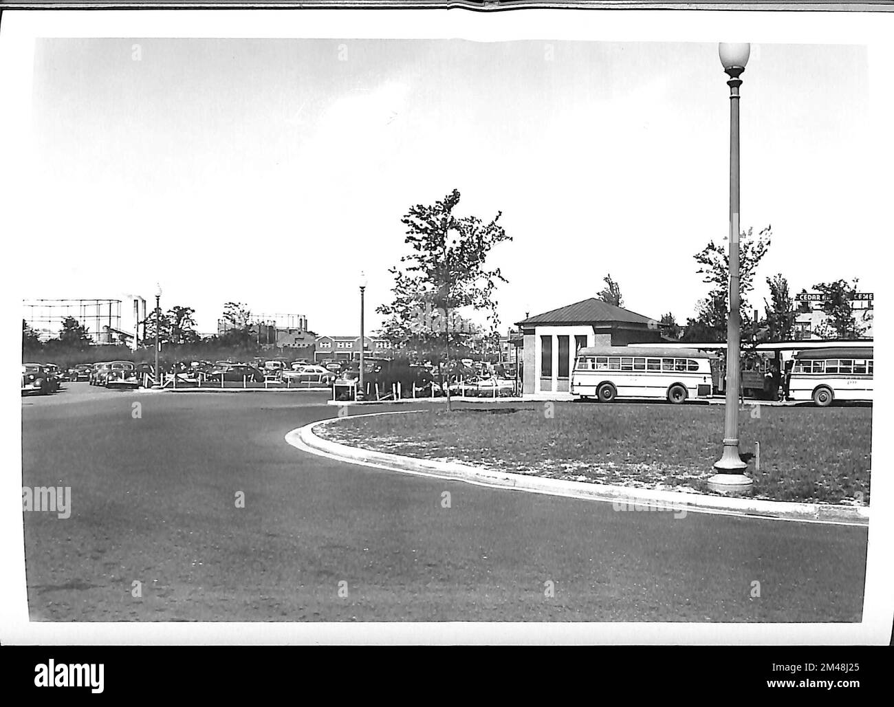 Bus terminal Black and White Stock Photos & Images Alamy