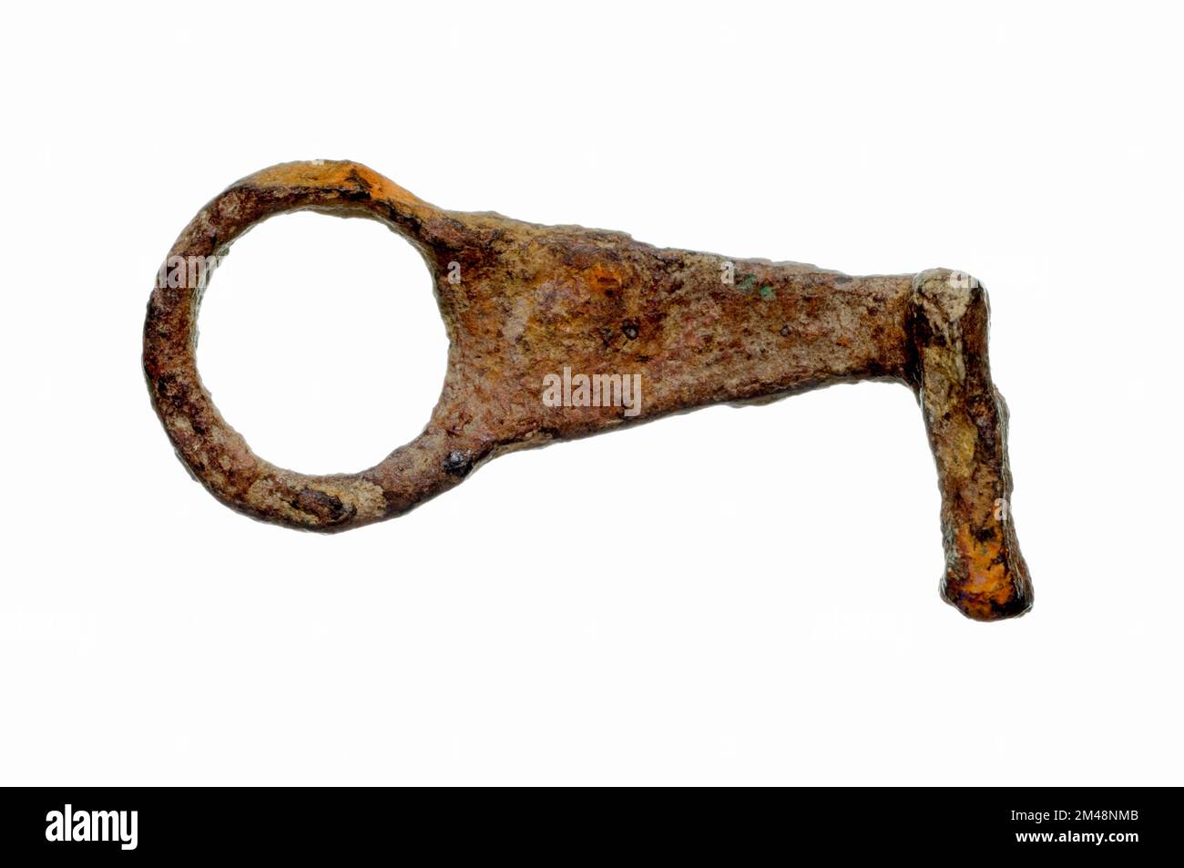 Roman Iron Key Stock Photo