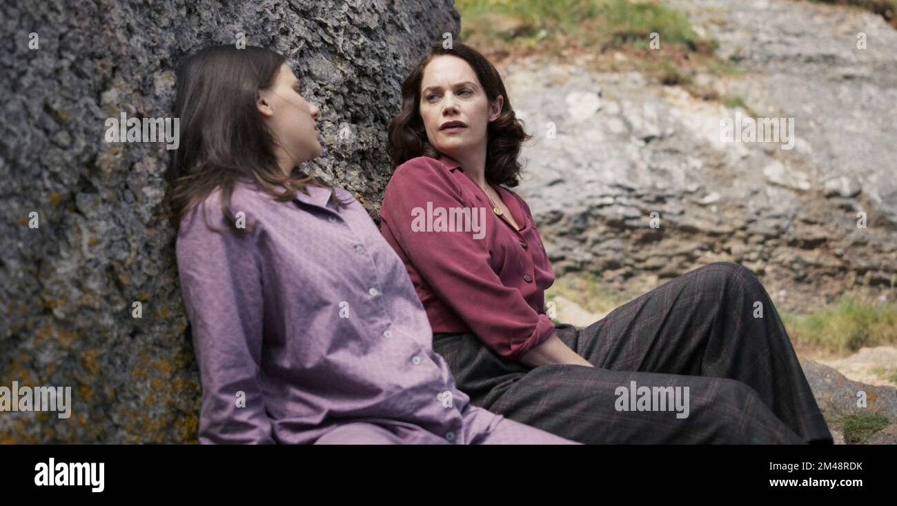 London.UK. Dafne Keen and Ruth Wilson in a scene in (C) BBC/HBO TV 