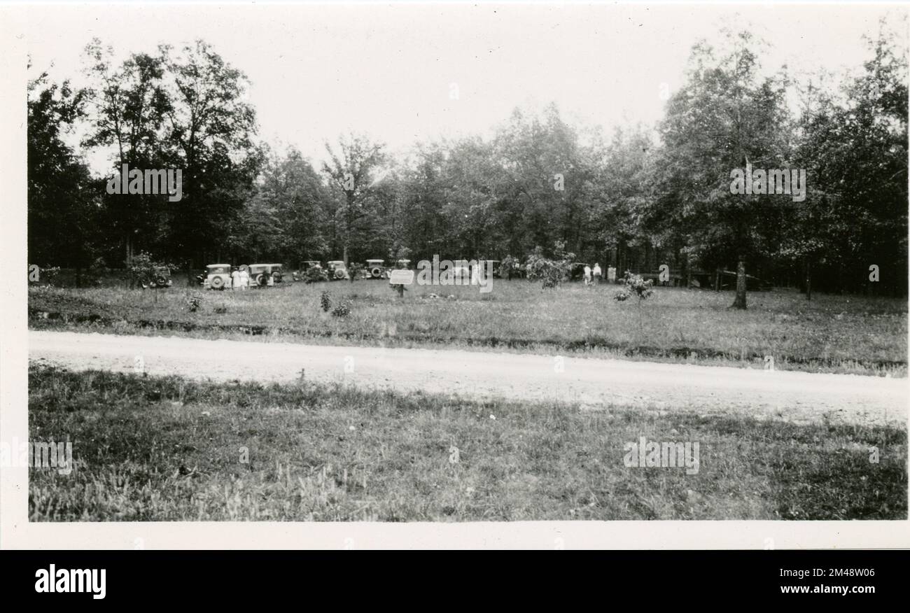 Site of Grinder House on the Natchez Trace. Original caption Site of