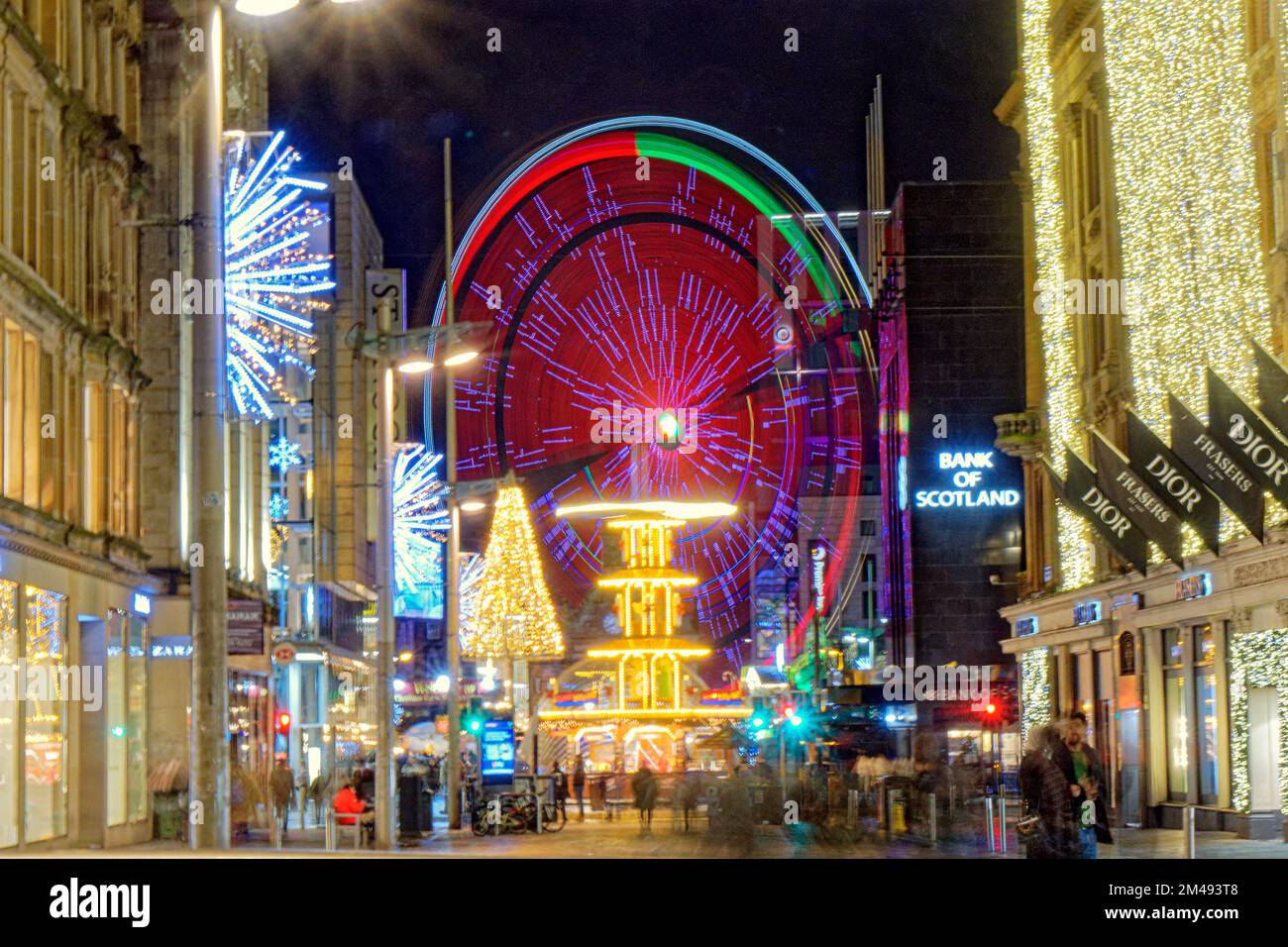 Glasgow, Scotland, UK 19th December, 2022. Style mile Christmas fair in