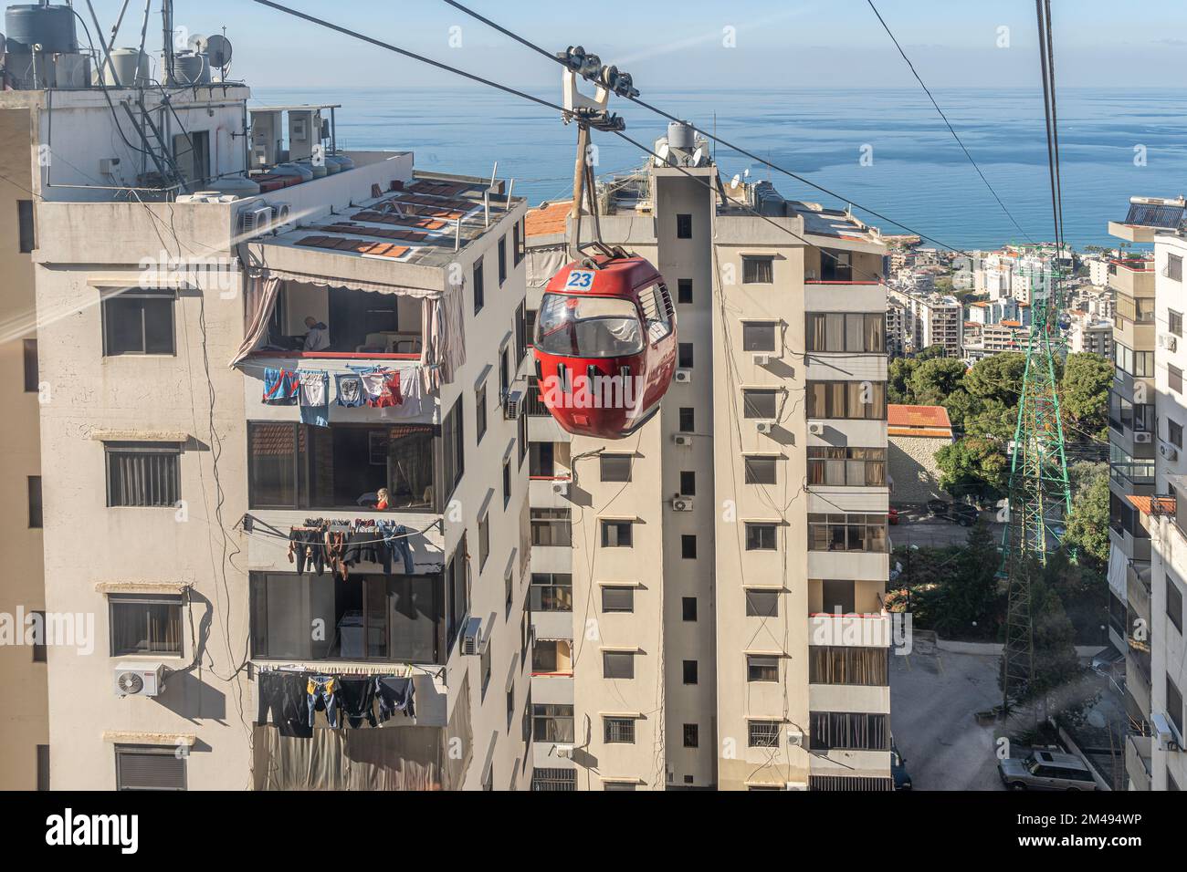 Jounieh Cable Car, Beirut, Lebanon Stock Photo Alamy