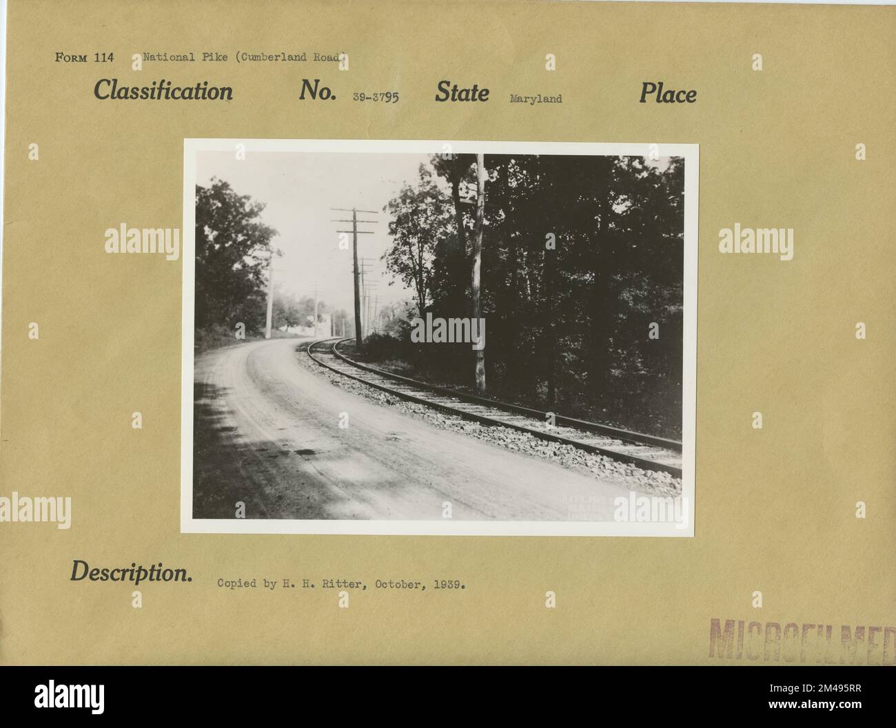 National Pike (Cumberland Road), Maryland. Original caption Copied