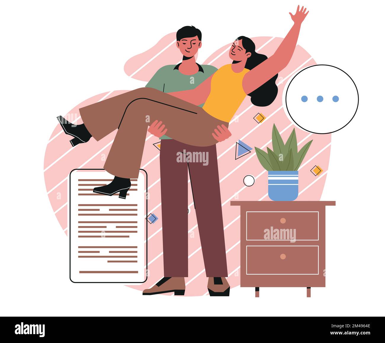 People in love concept Stock Vector Image & Art - Alamy