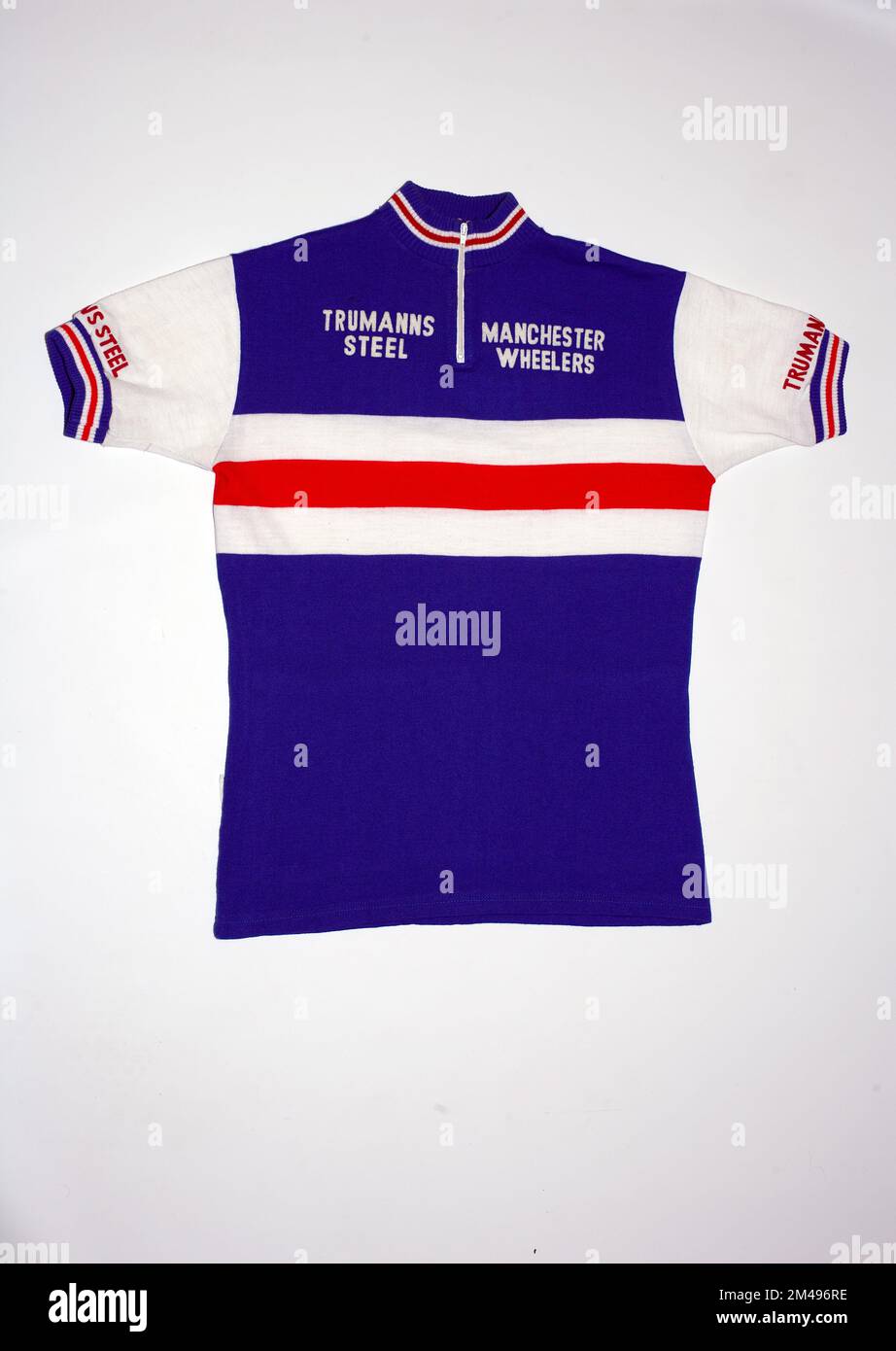Iconic club jersey Manchester Wheelers-Trumans Steel Stock Photo