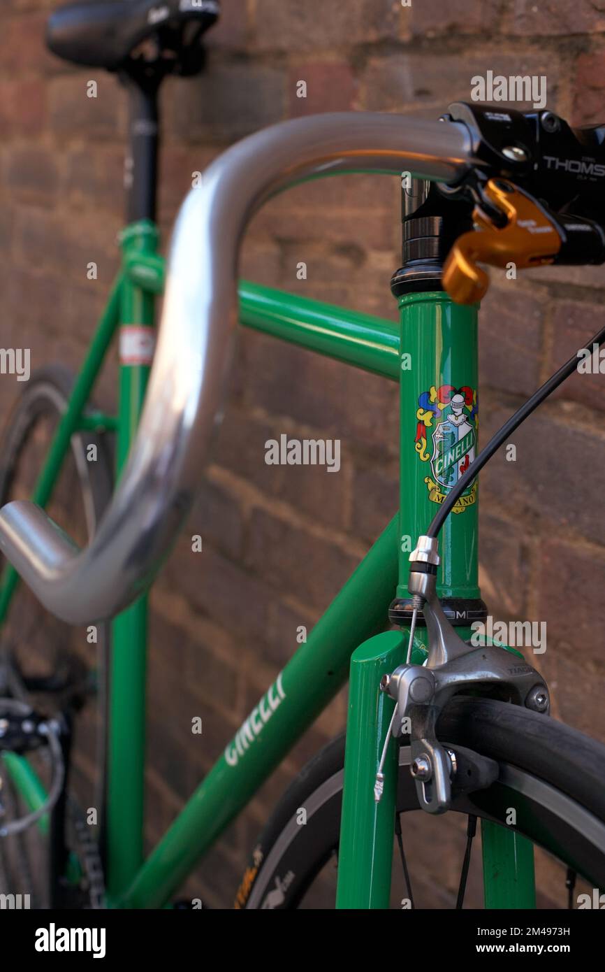 Cinelli Bespoke bicycle Stock Photo