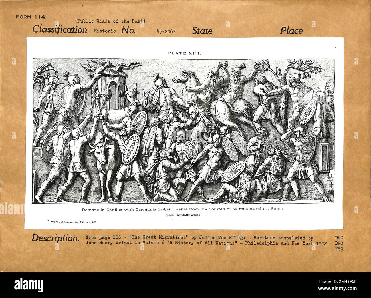 Romans in Conflict with Germanic Tribes, Relief from the Column of