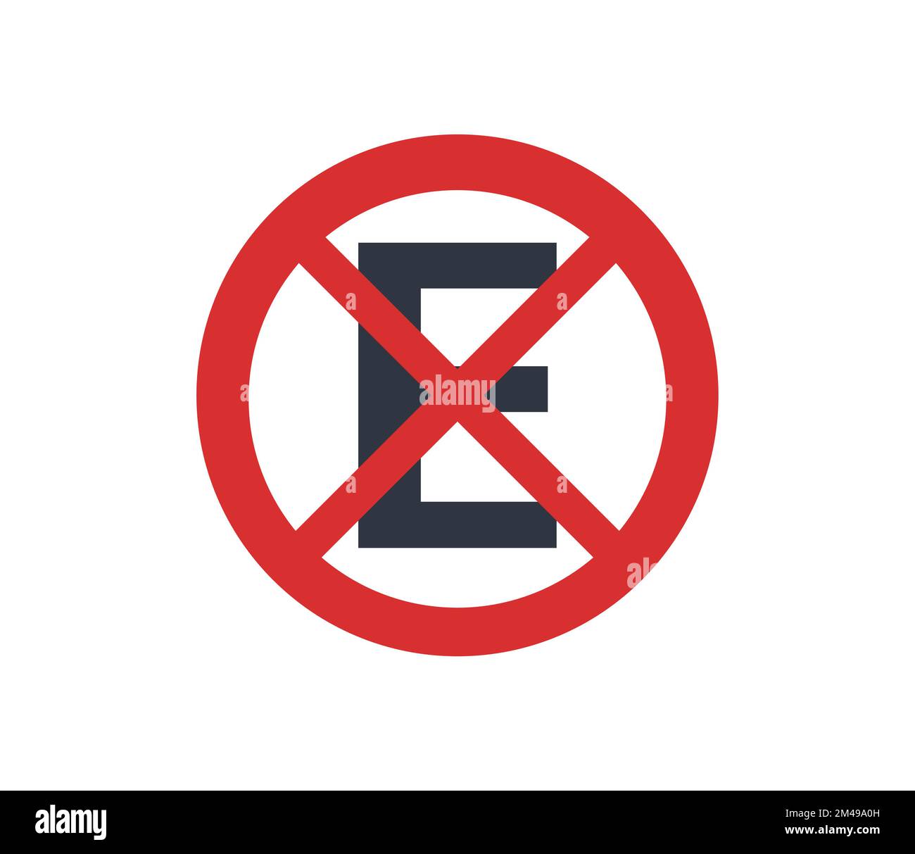 Do Not Park or Stop Icon. Traffic signal vector Stock Vector Image
