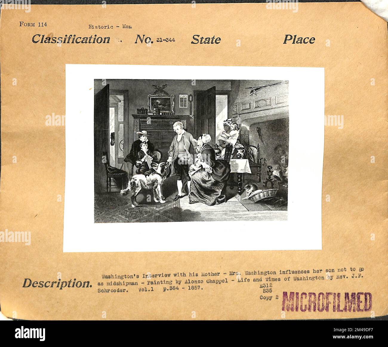 Washington's Interview with his Mother: Mrs. Washington Influences Her ...